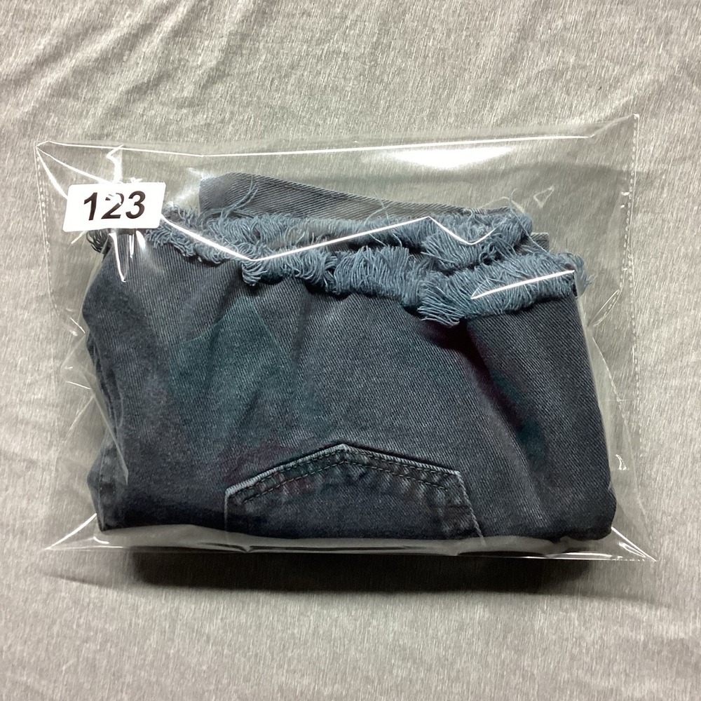 John Galt High Rise Black Cut Off Frayed Shorts Size 27 - Picture 6 of 6